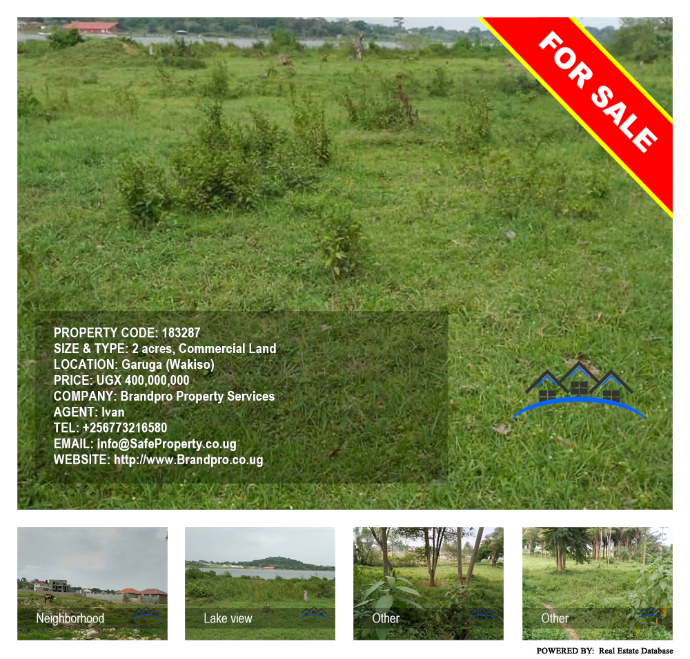 Commercial Land  for sale in Garuga Wakiso Uganda, code: 183287