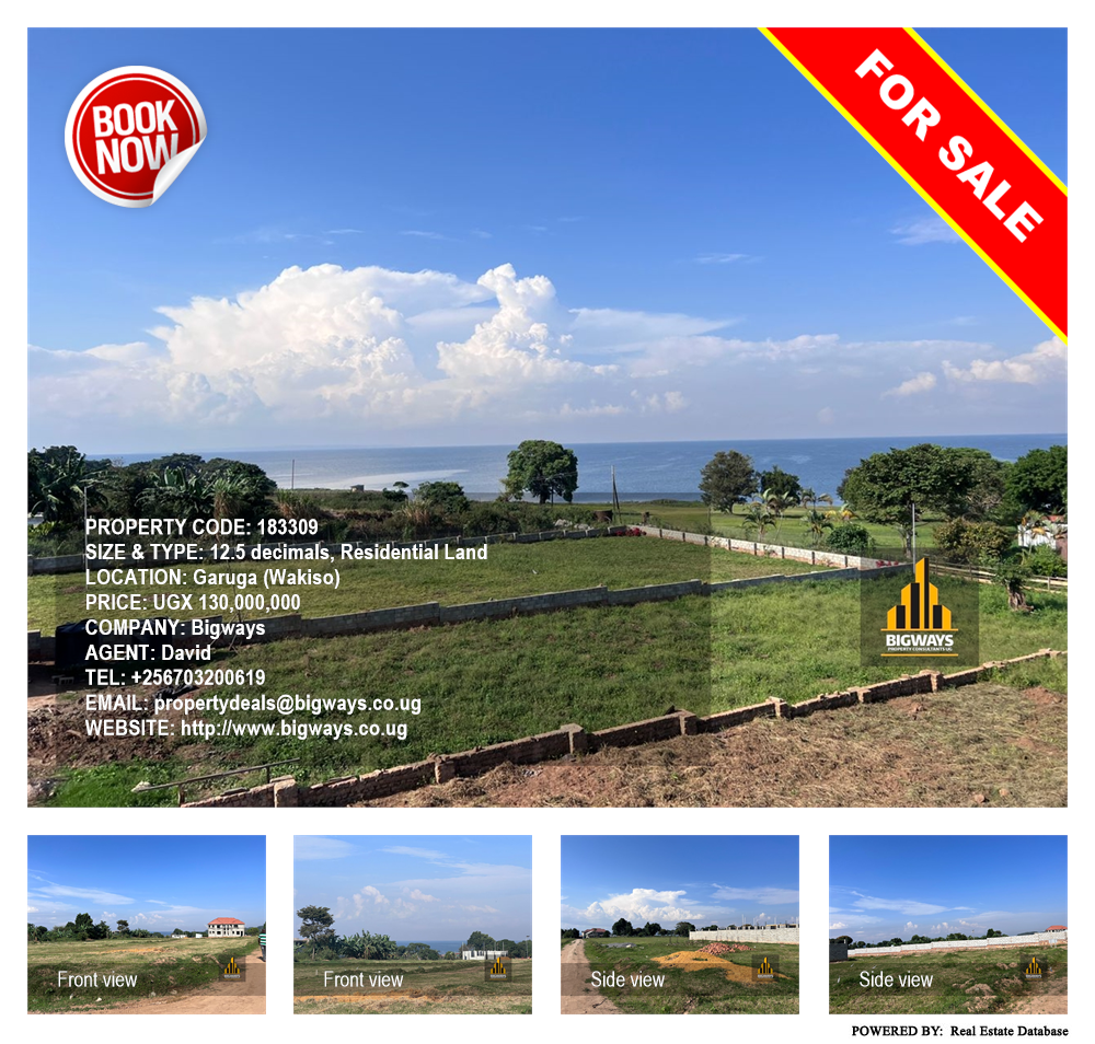 Residential Land  for sale in Garuga Wakiso Uganda, code: 183309