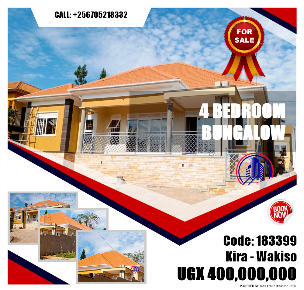 4 bedroom Bungalow  for sale in Kira Wakiso Uganda, code: 183399