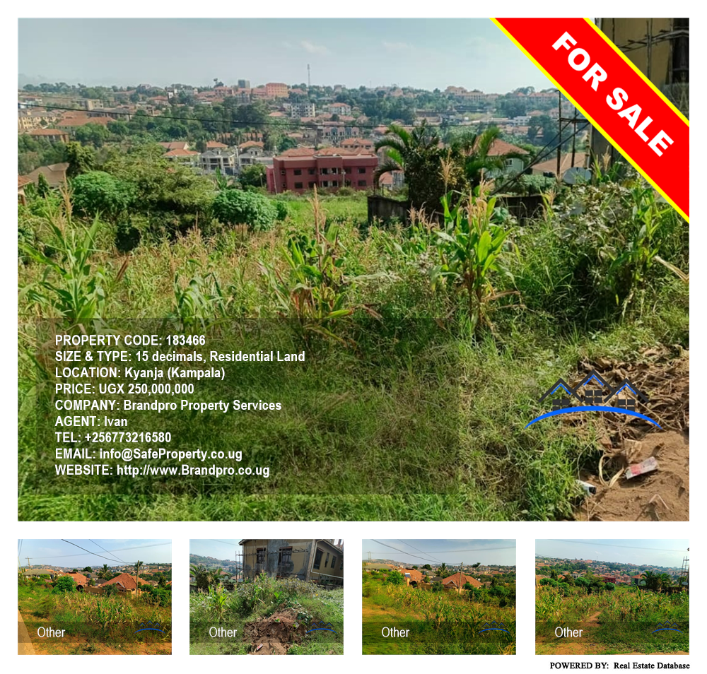 Residential Land  for sale in Kyanja Kampala Uganda, code: 183466