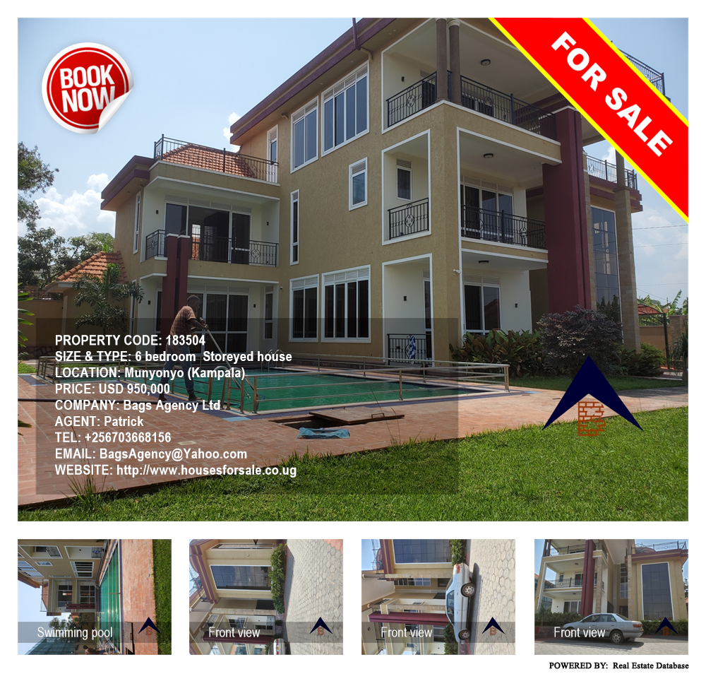 6 bedroom Storeyed house  for sale in Munyonyo Kampala Uganda, code: 183504