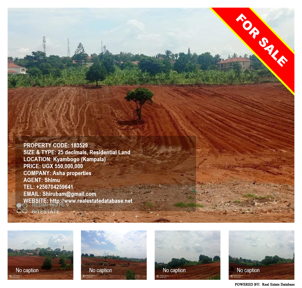 Residential Land  for sale in Kyambogo Kampala Uganda, code: 183529