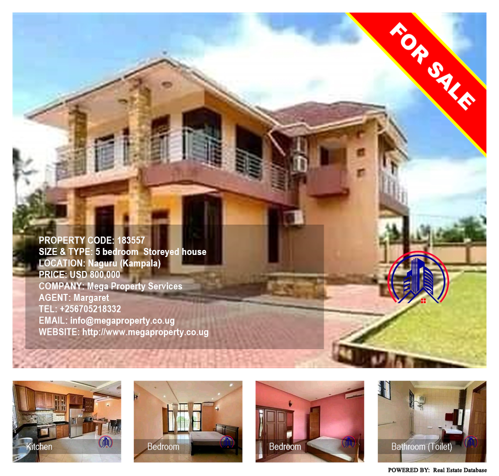 5 bedroom Storeyed house  for sale in Naguru Kampala Uganda, code: 183557