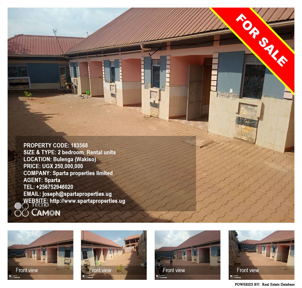 2 bedroom Rental units  for sale in Bulenga Wakiso Uganda, code: 183568