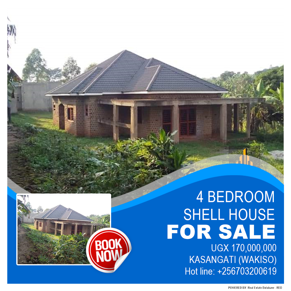 4 bedroom Shell House  for sale in Kasangati Wakiso Uganda, code: 183578