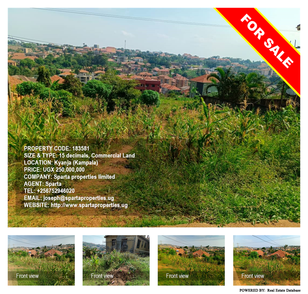 Commercial Land  for sale in Kyanja Kampala Uganda, code: 183581