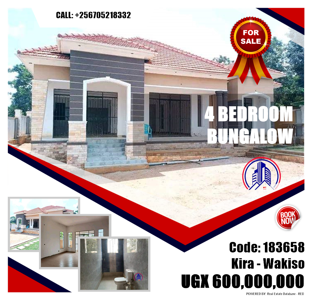 4 bedroom Bungalow  for sale in Kira Wakiso Uganda, code: 183658