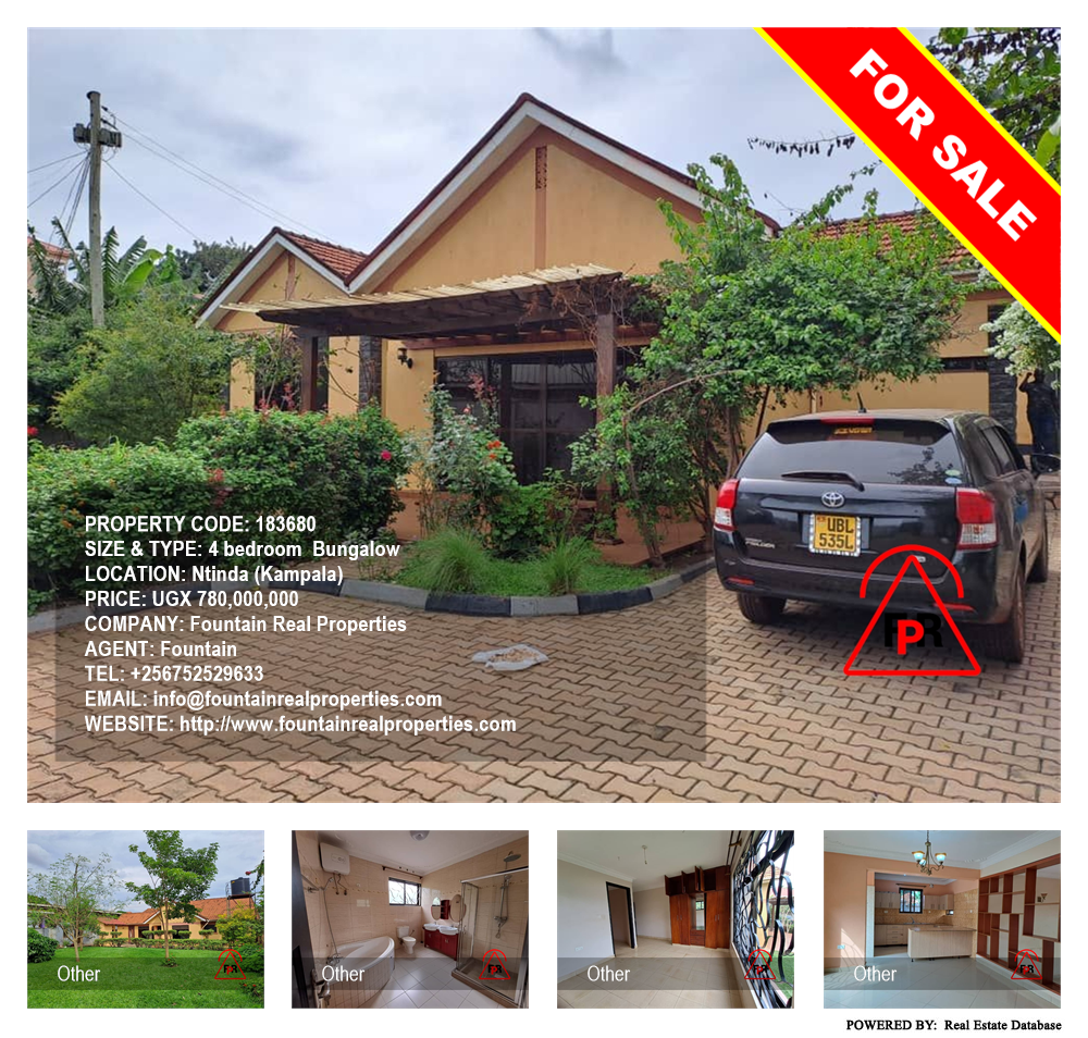 4 bedroom Bungalow  for sale in Ntinda Kampala Uganda, code: 183680
