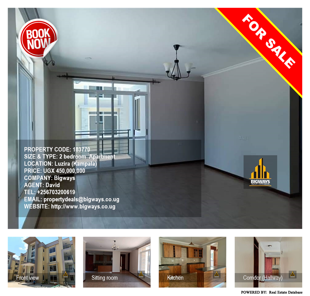 2 bedroom Apartment  for sale in Luzira Kampala Uganda, code: 183770