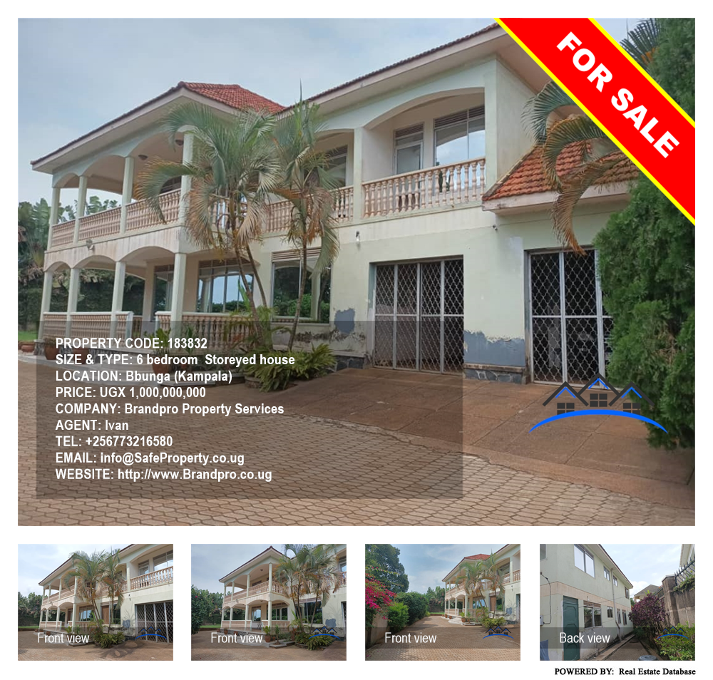 6 bedroom Storeyed house  for sale in Bbunga Kampala Uganda, code: 183832