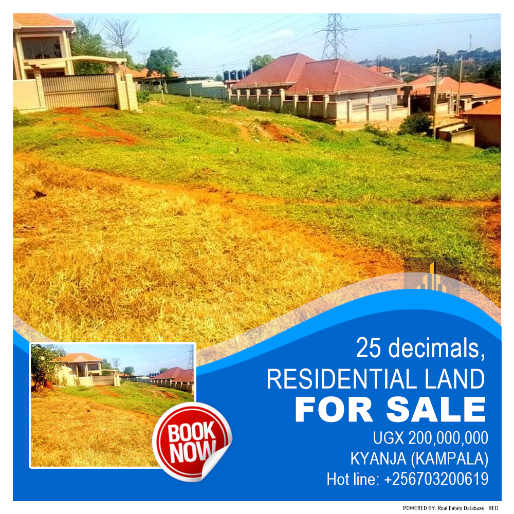 Residential Land  for sale in Kyanja Kampala Uganda, code: 184018