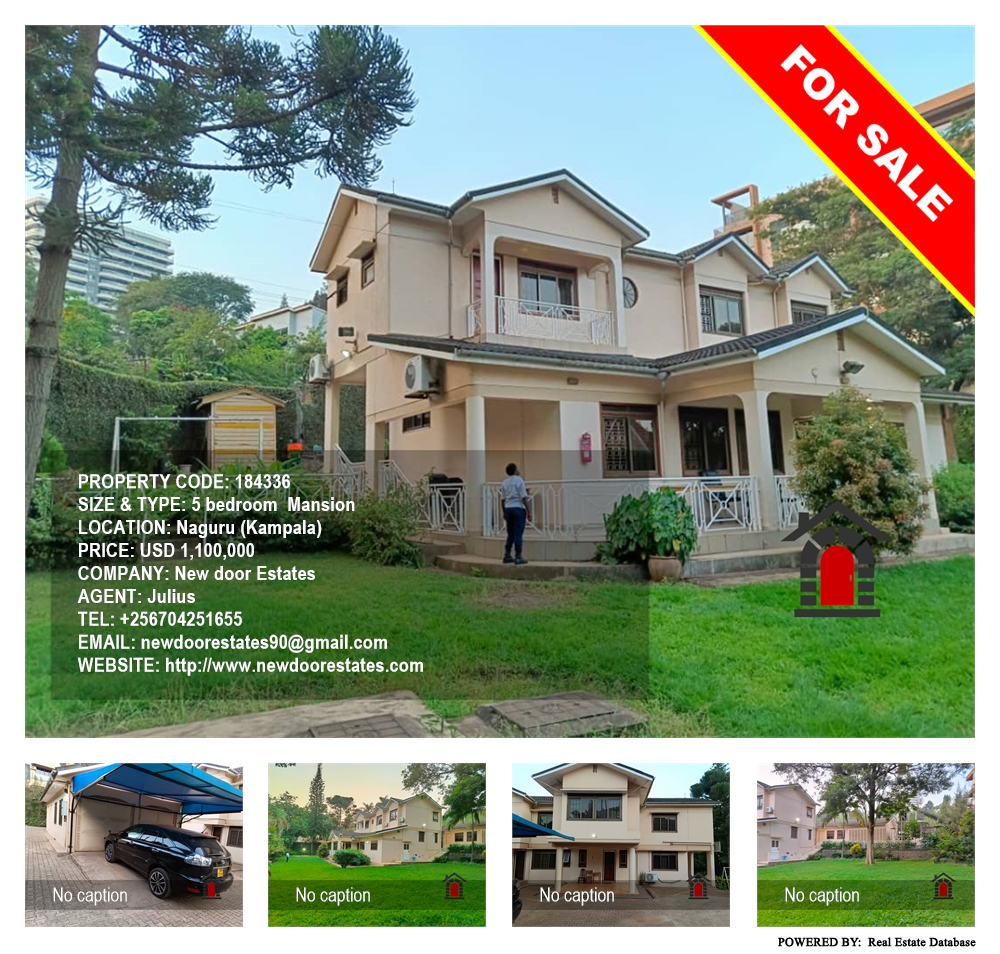5 bedroom Mansion  for sale in Naguru Kampala Uganda, code: 184336