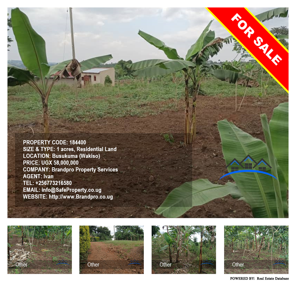 Residential Land  for sale in Busukuma Wakiso Uganda, code: 184400