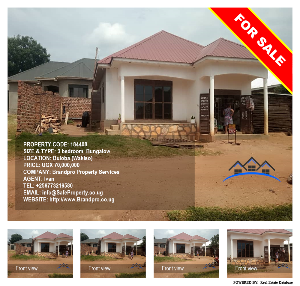3 bedroom Bungalow  for sale in Buloba Wakiso Uganda, code: 184408