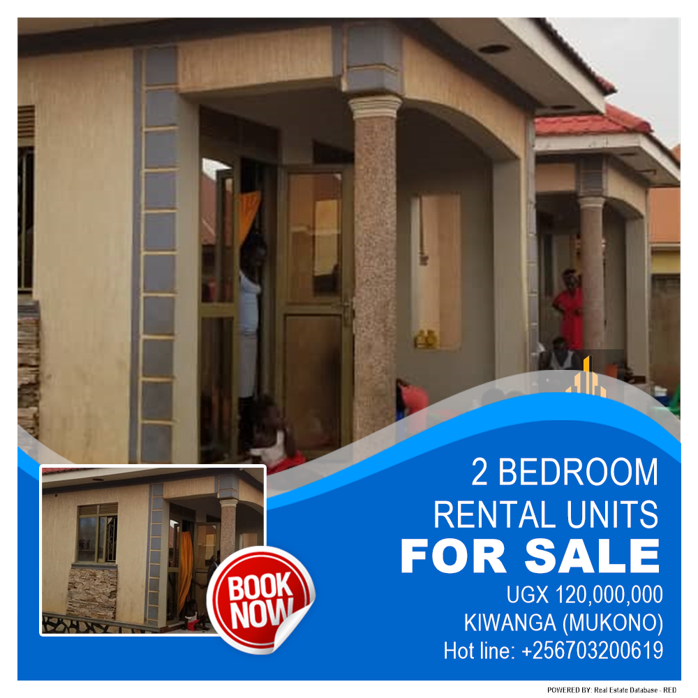 2 bedroom Rental units  for sale in Kiwanga Mukono Uganda, code: 184447