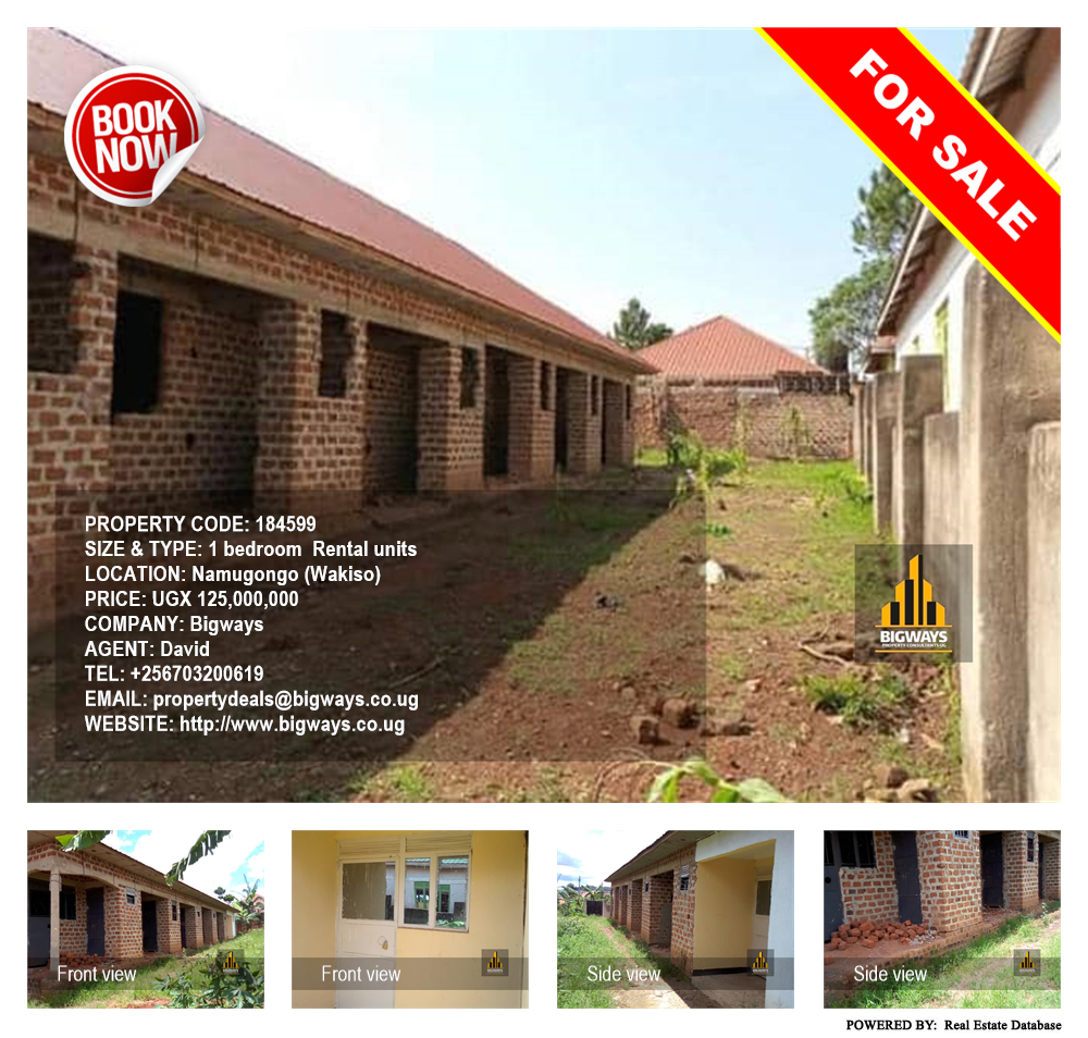1 bedroom Rental units  for sale in Namugongo Wakiso Uganda, code: 184599