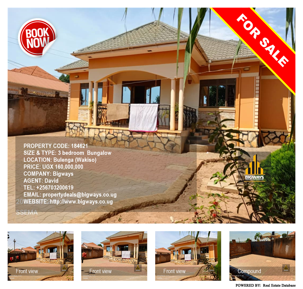 3 bedroom Bungalow  for sale in Bulenga Wakiso Uganda, code: 184621