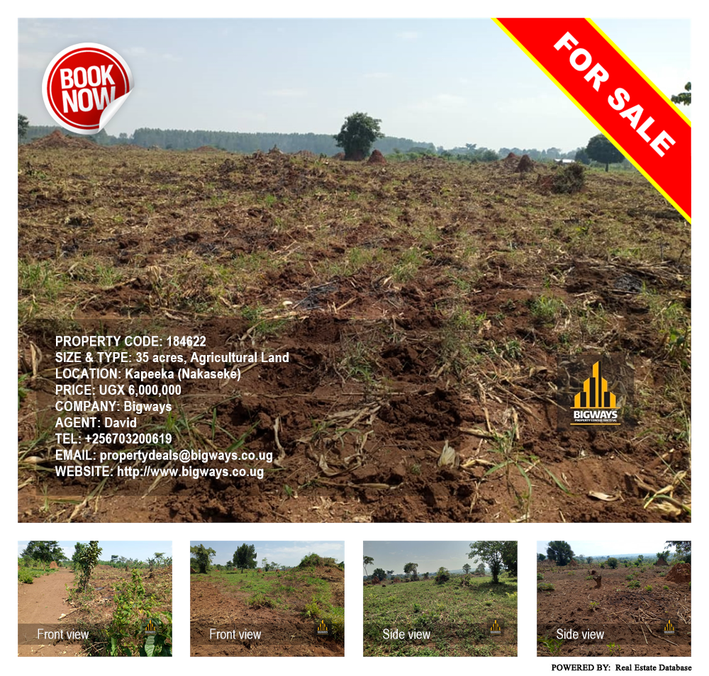Agricultural Land  for sale in Kapeeka Nakaseke Uganda, code: 184622