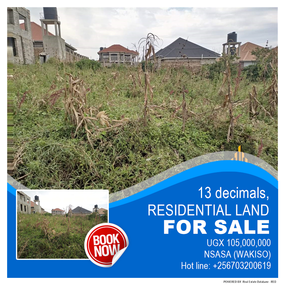 Residential Land  for sale in Nsasa Wakiso Uganda, code: 184630