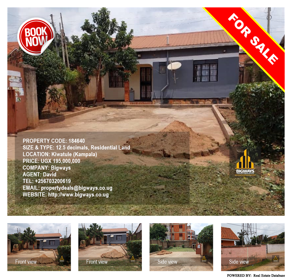 Residential Land  for sale in Kiwaatule Kampala Uganda, code: 184640