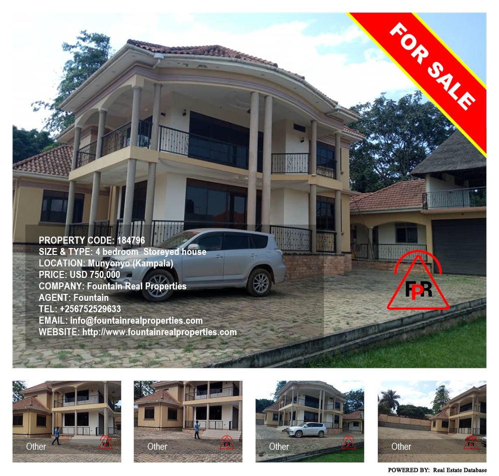 4 bedroom Storeyed house  for sale in Munyonyo Kampala Uganda, code: 184796