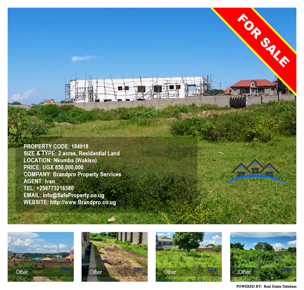 Residential Land  for sale in Nkumba Wakiso Uganda, code: 184918