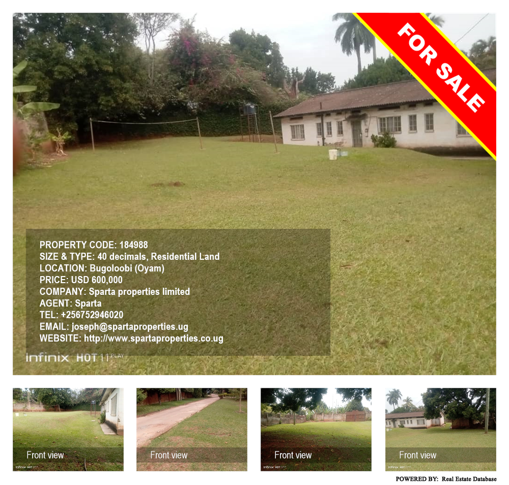 Residential Land  for sale in Bugoloobi Oyam Uganda, code: 184988