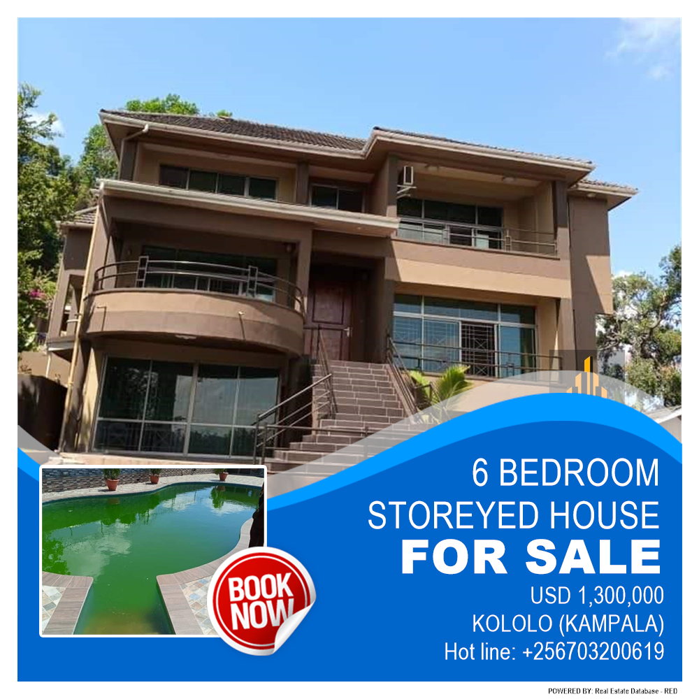 6 bedroom Storeyed house  for sale in Kololo Kampala Uganda, code: 185035