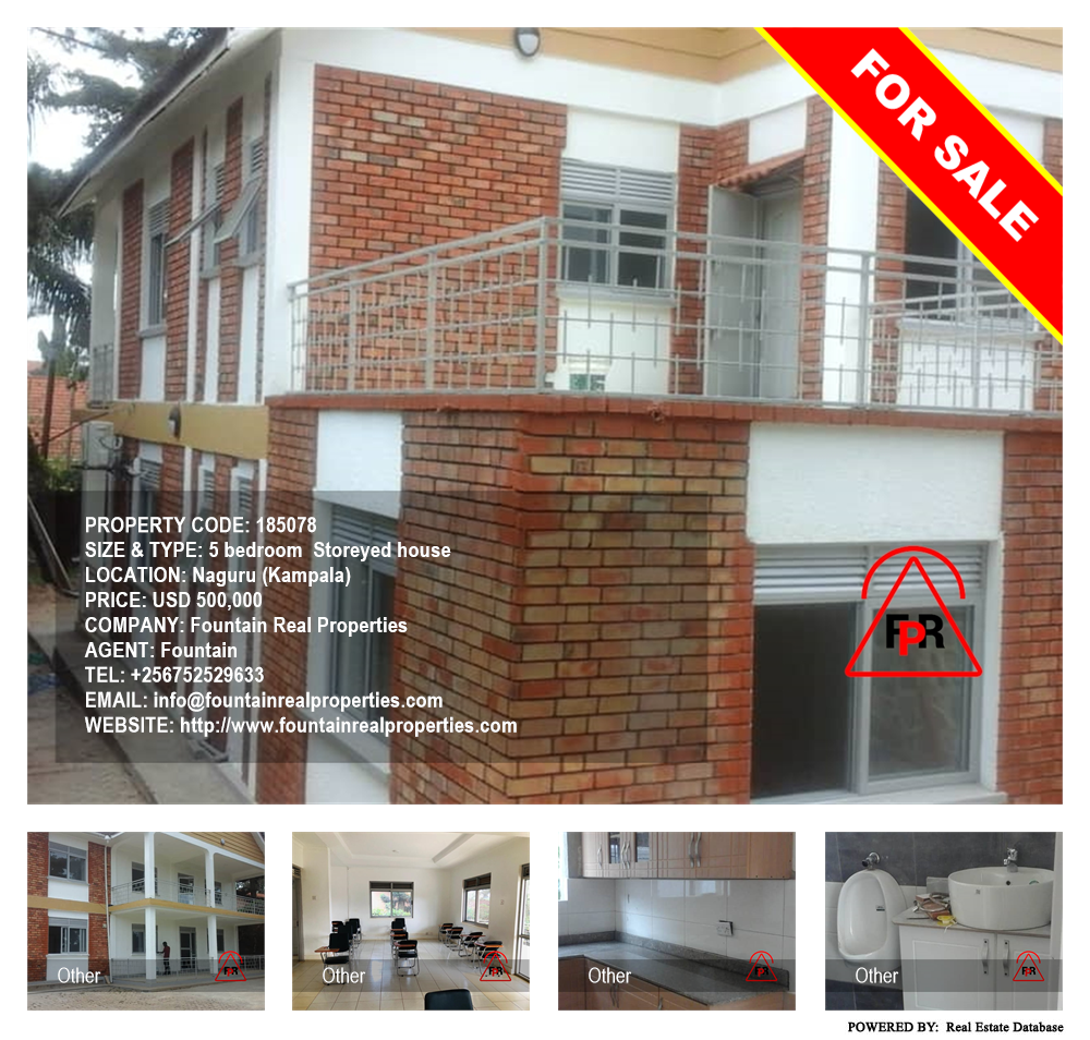 5 bedroom Storeyed house  for sale in Naguru Kampala Uganda, code: 185078