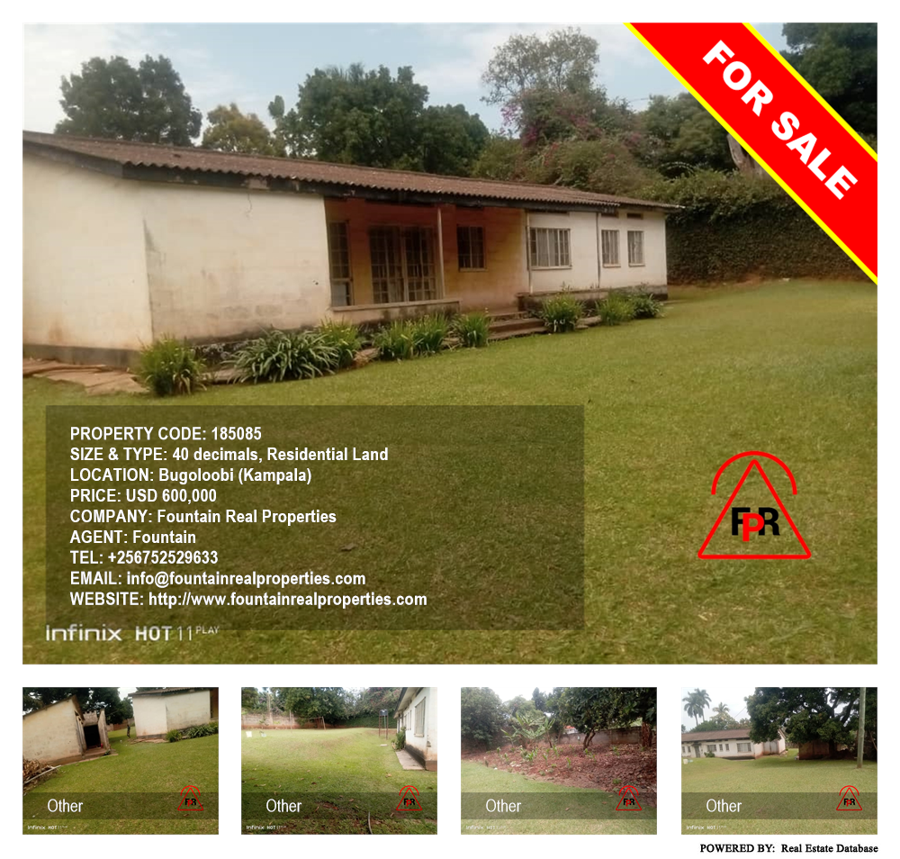 Residential Land  for sale in Bugoloobi Kampala Uganda, code: 185085