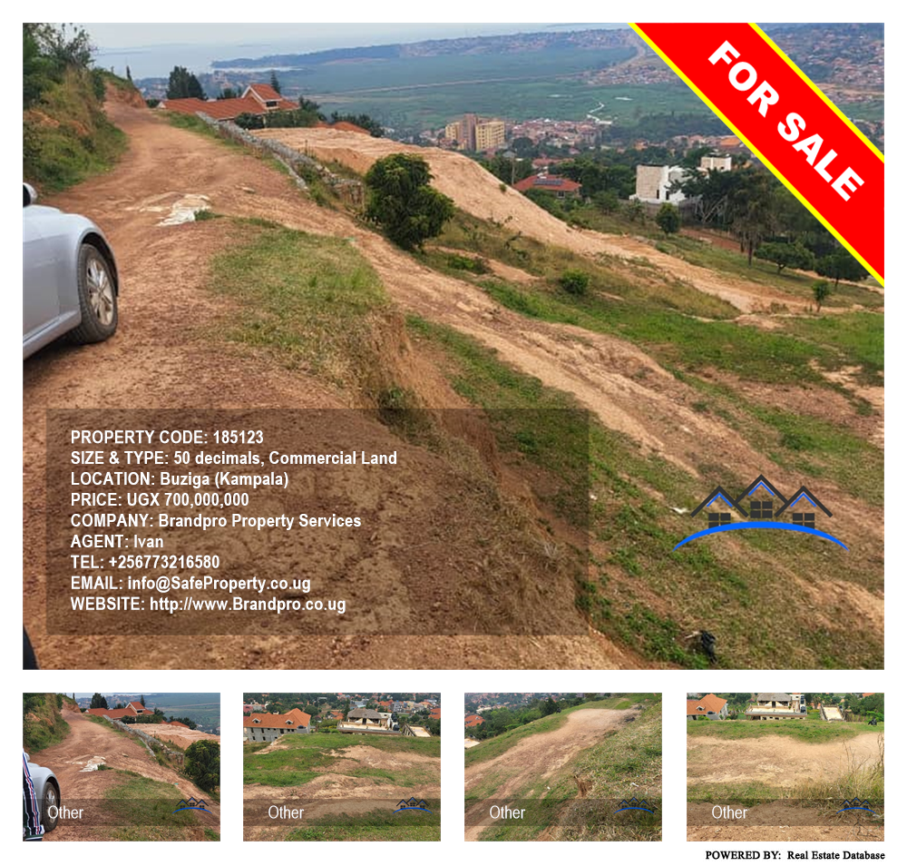 Commercial Land  for sale in Buziga Kampala Uganda, code: 185123