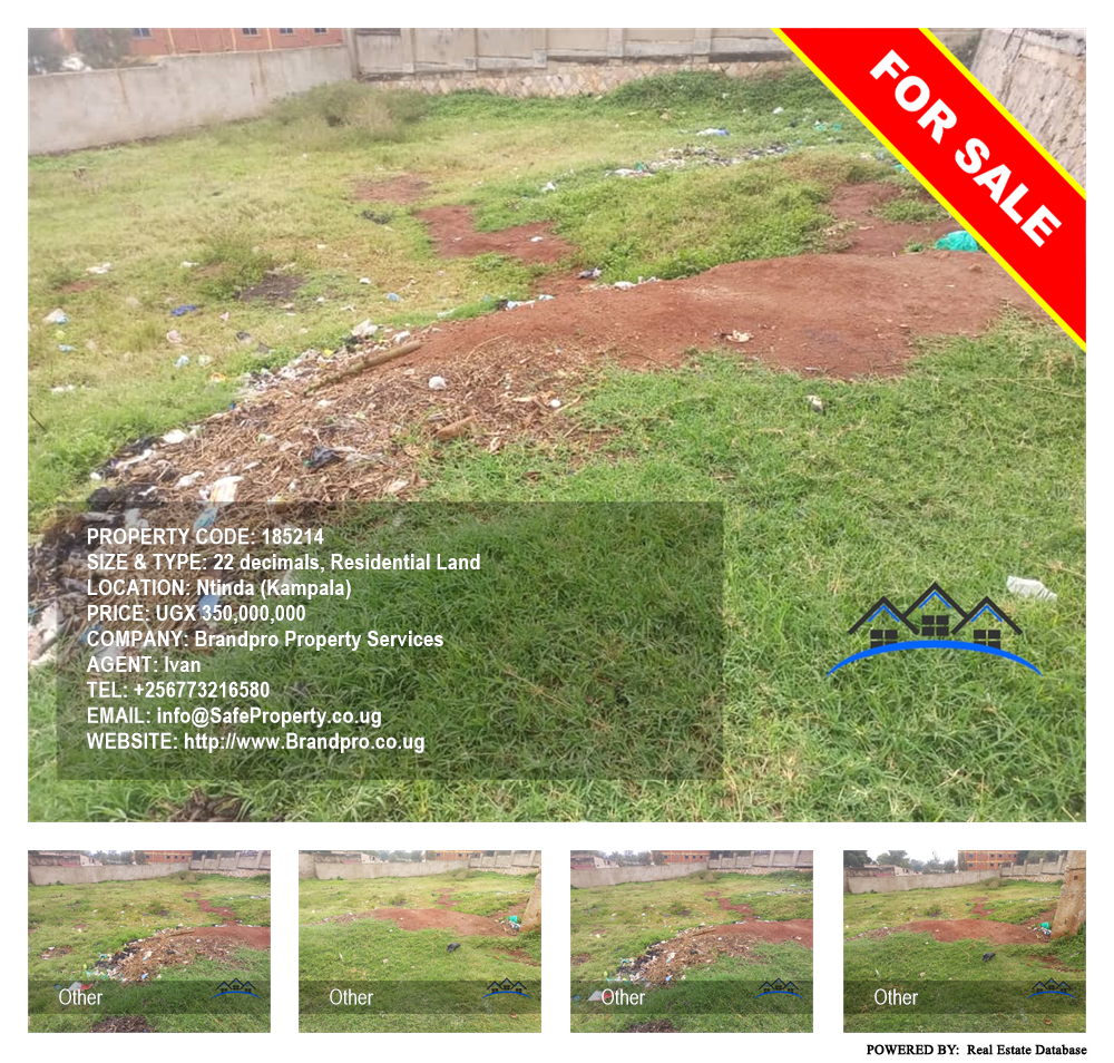 Residential Land  for sale in Ntinda Kampala Uganda, code: 185214