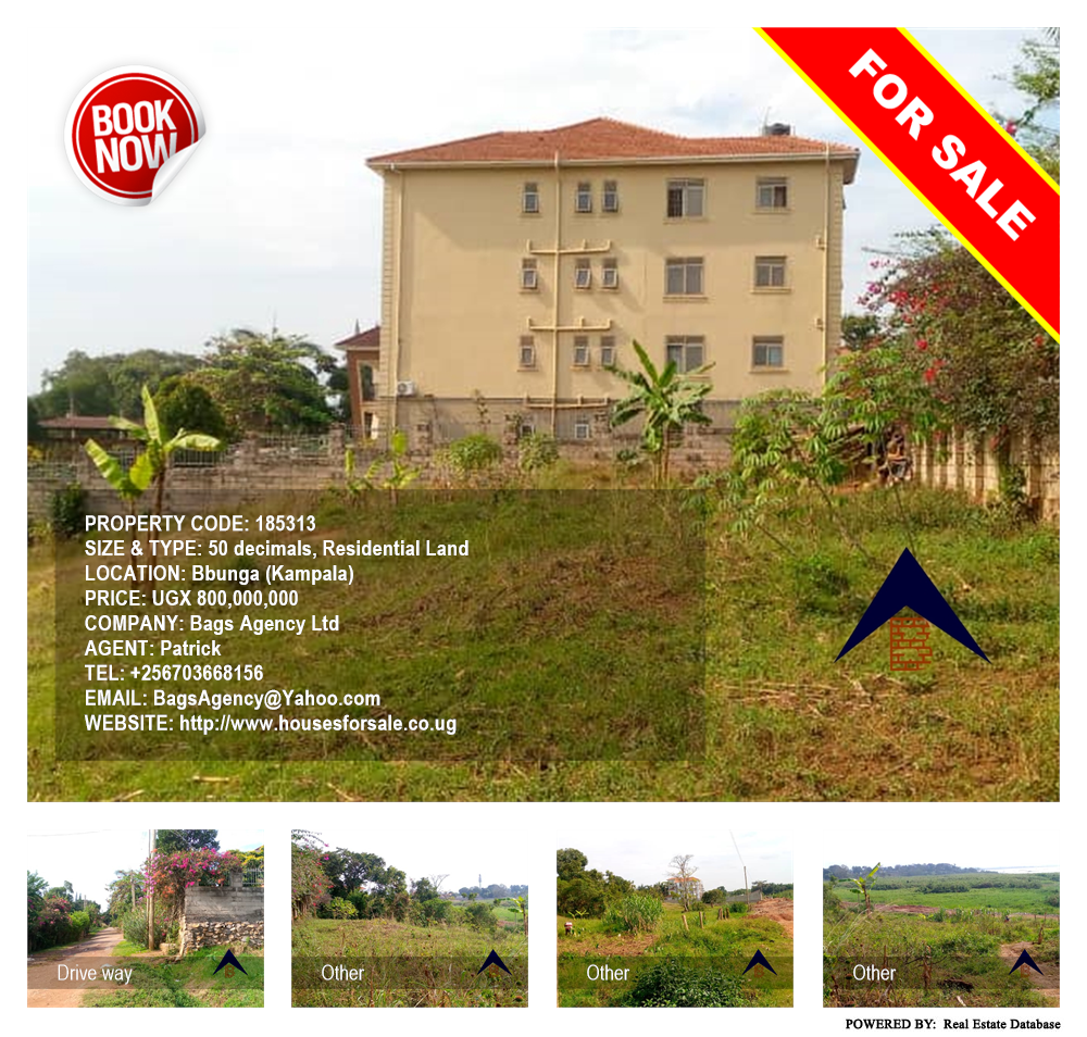 Residential Land  for sale in Bbunga Kampala Uganda, code: 185313