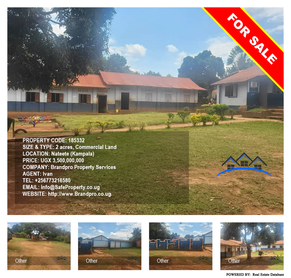 Commercial Land  for sale in Nateete Kampala Uganda, code: 185332