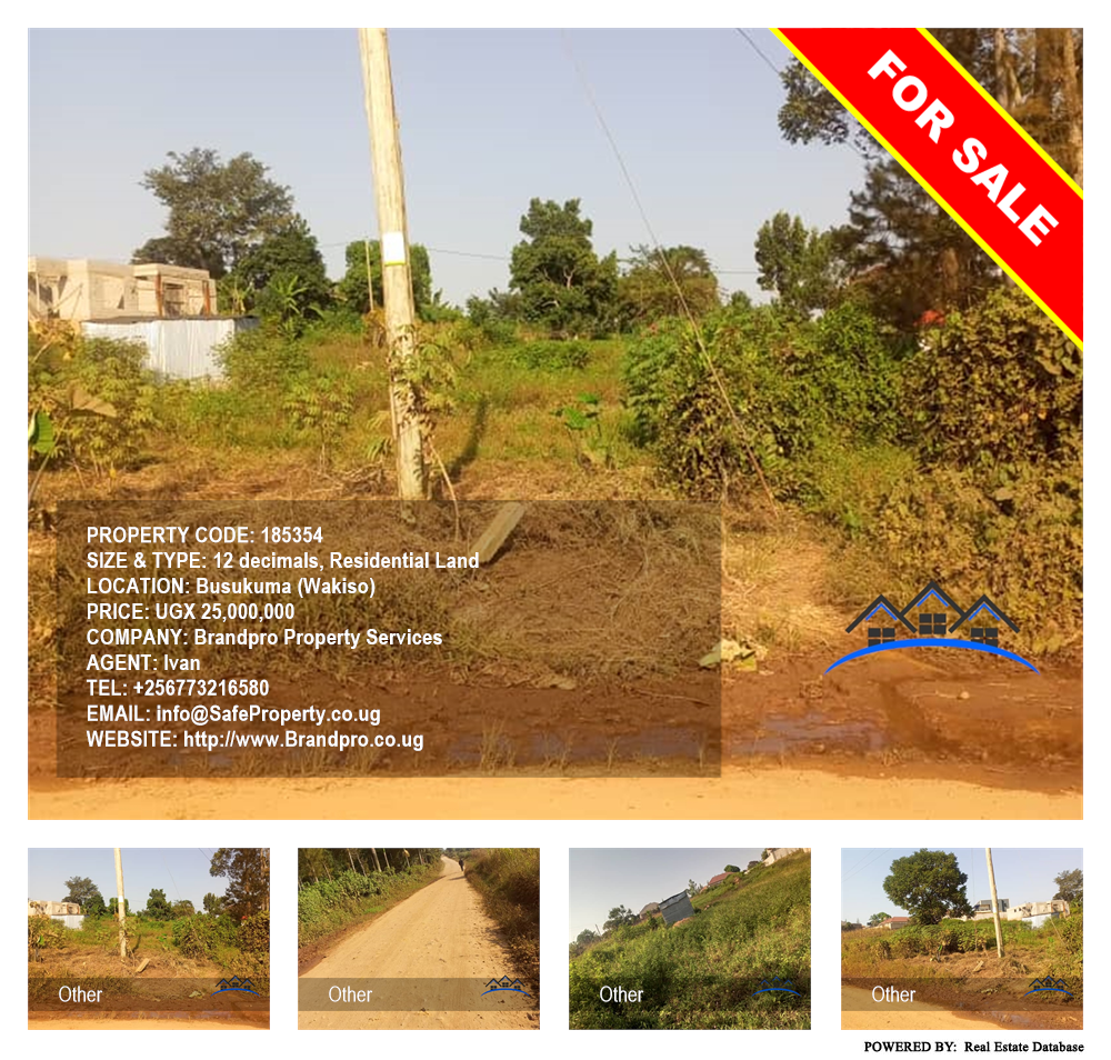 Residential Land  for sale in Busukuma Wakiso Uganda, code: 185354