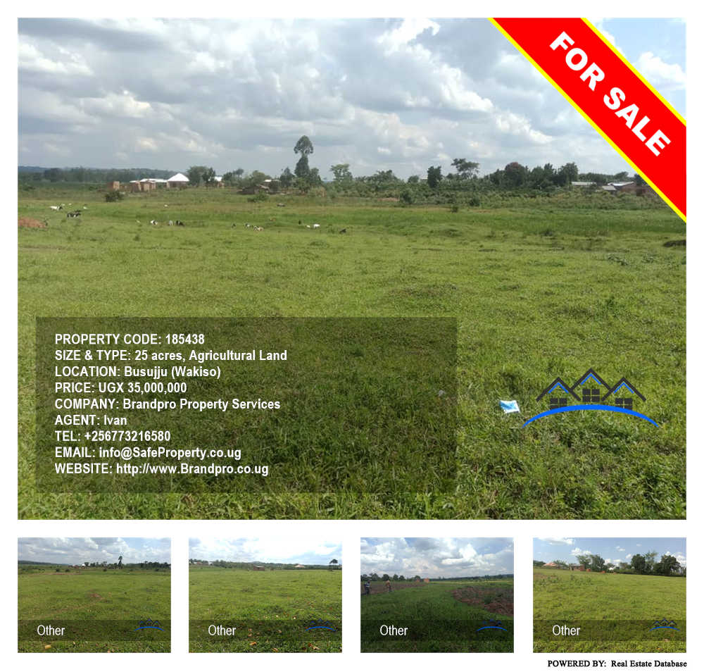 Agricultural Land  for sale in Busujju Wakiso Uganda, code: 185438
