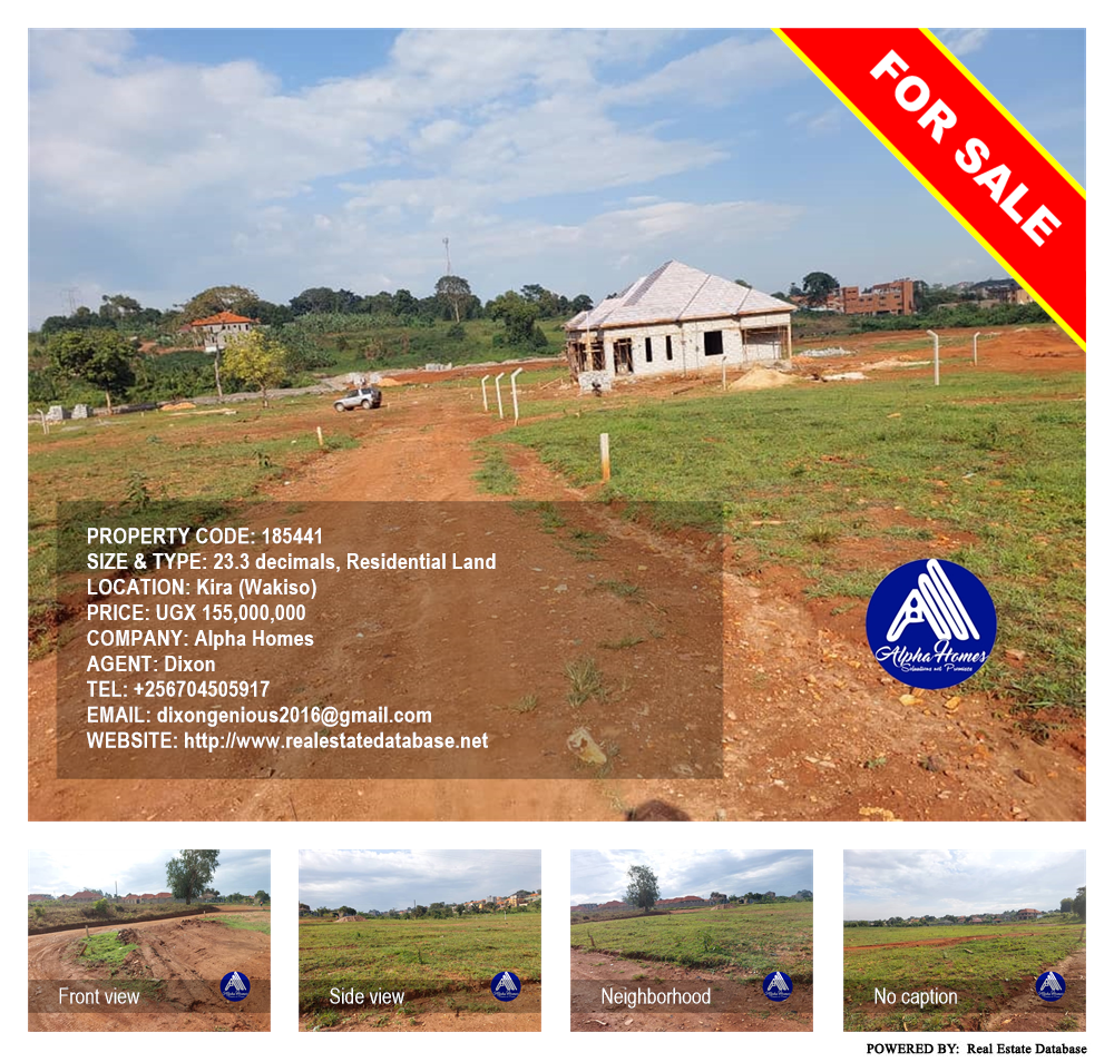 Residential Land  for sale in Kira Wakiso Uganda, code: 185441