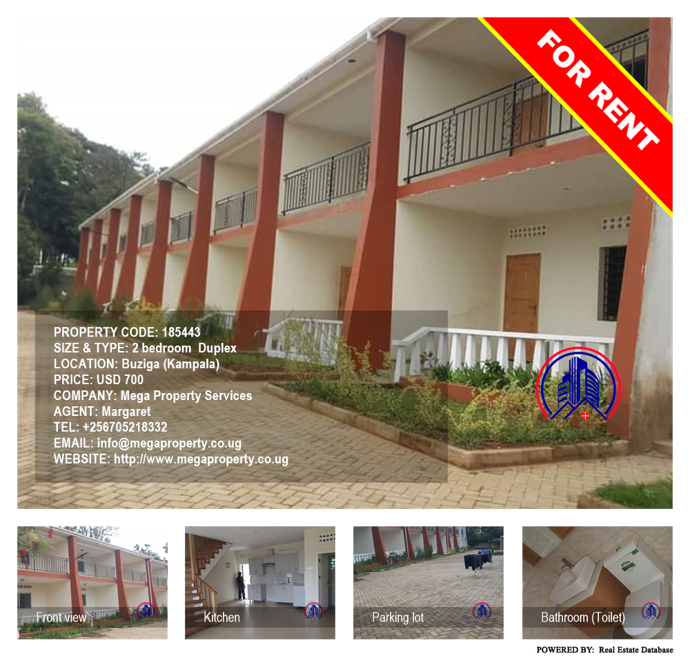 2 bedroom Duplex  for rent in Buziga Kampala Uganda, code: 185443