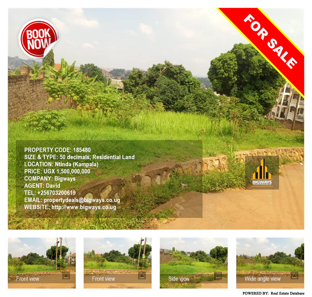 Residential Land  for sale in Ntinda Kampala Uganda, code: 185480