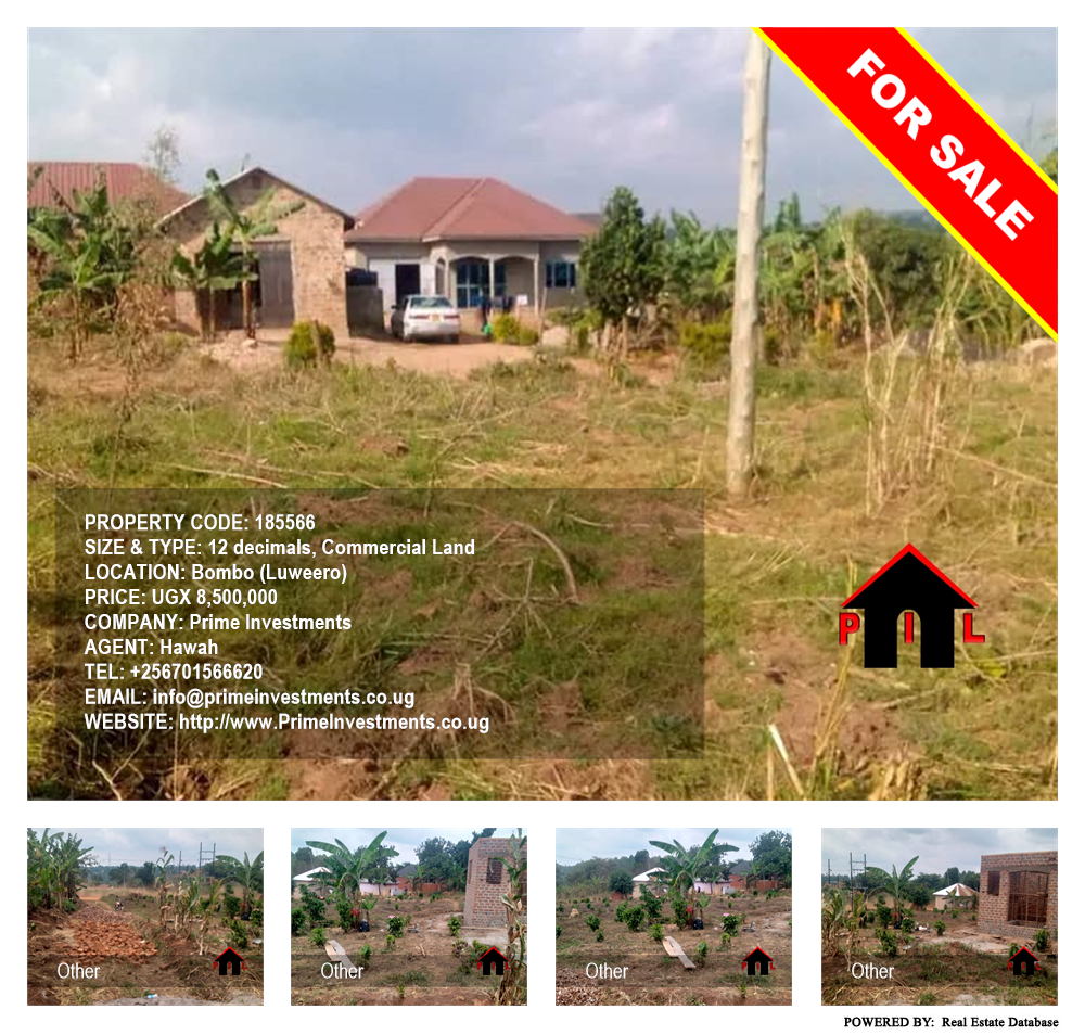 Commercial Land  for sale in Bombo Luweero Uganda, code: 185566
