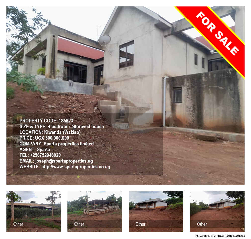 4 bedroom Storeyed house  for sale in Kiwenda Wakiso Uganda, code: 185623