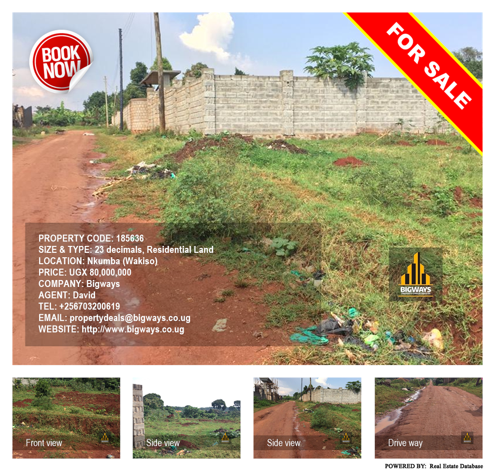 Residential Land  for sale in Nkumba Wakiso Uganda, code: 185636