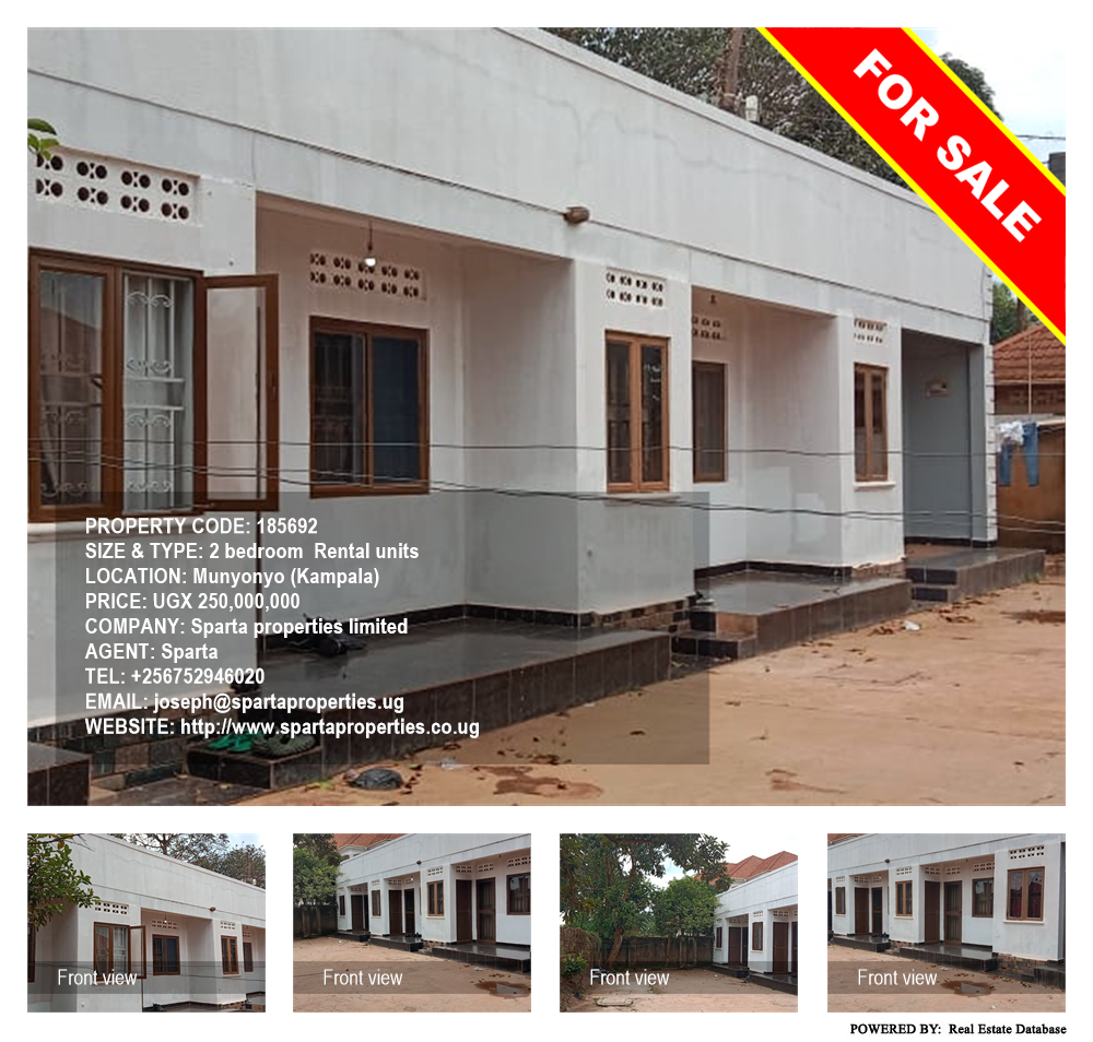2 bedroom Rental units  for sale in Munyonyo Kampala Uganda, code: 185692
