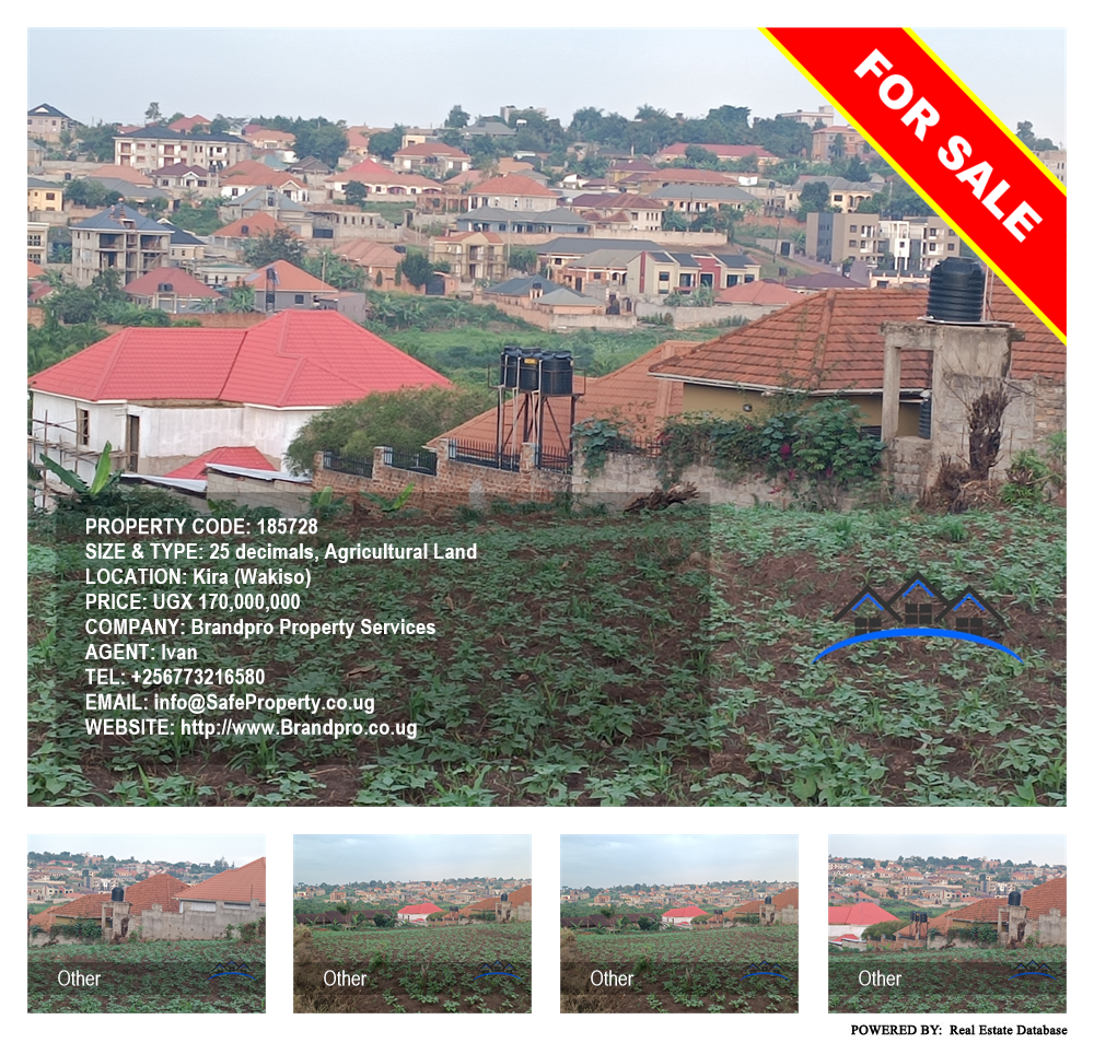 Agricultural Land  for sale in Kira Wakiso Uganda, code: 185728