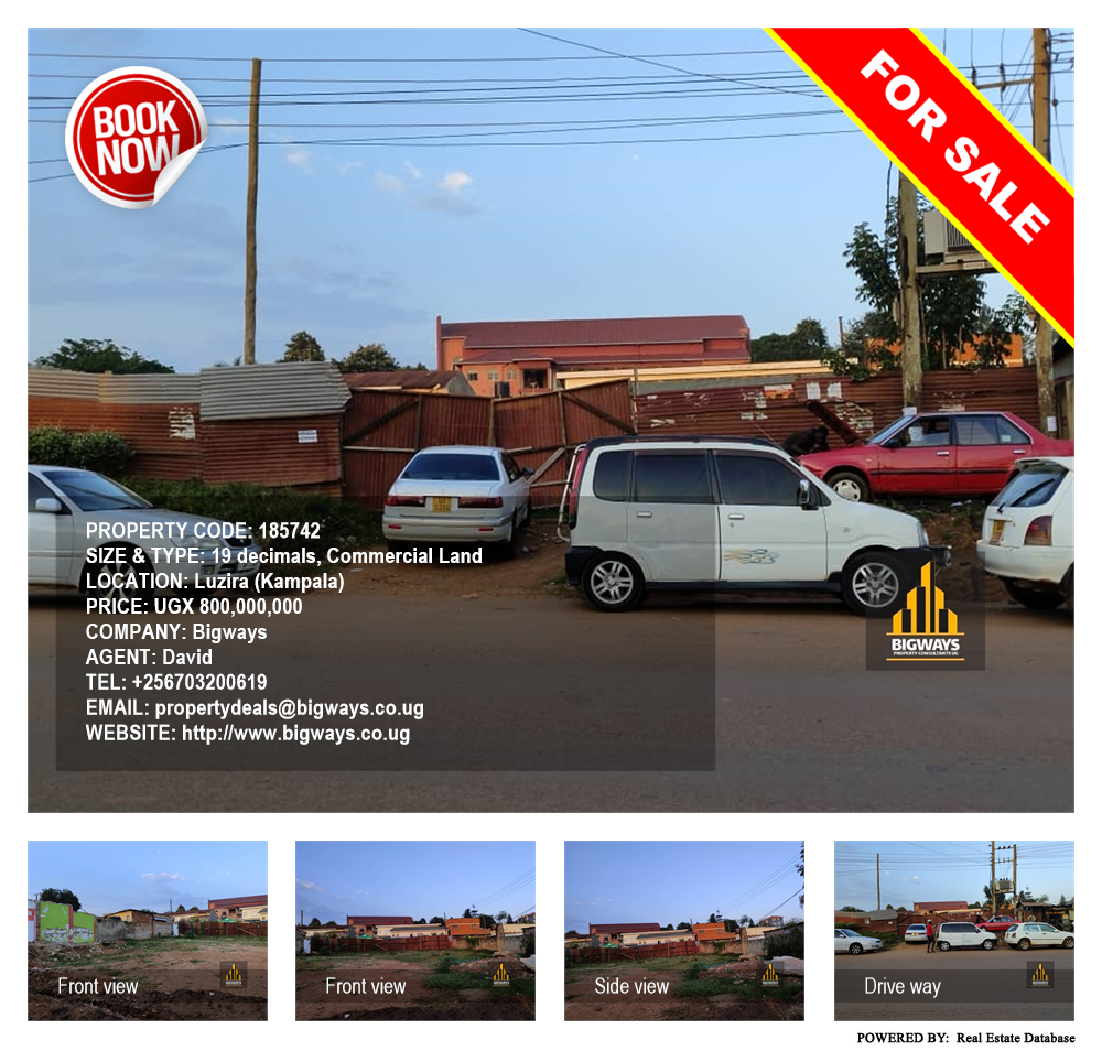 Commercial Land  for sale in Luzira Kampala Uganda, code: 185742