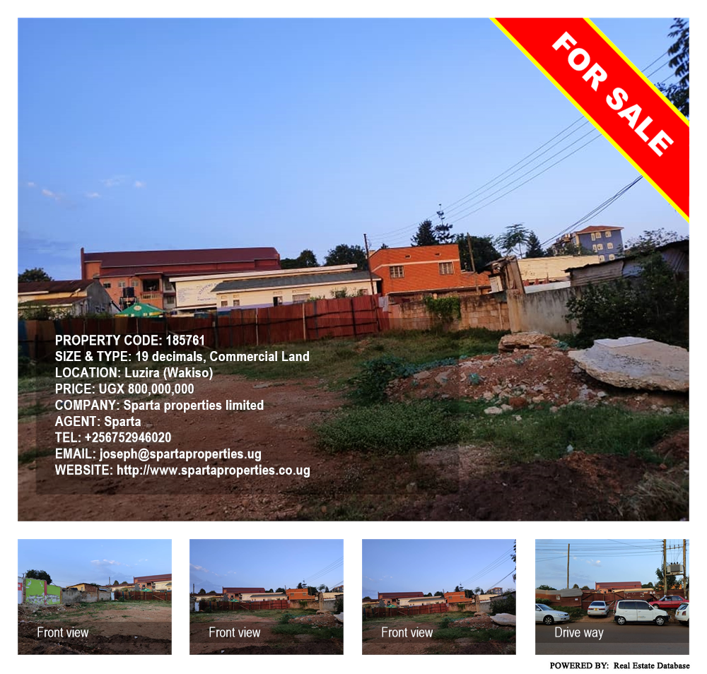 Commercial Land  for sale in Luzira Wakiso Uganda, code: 185761