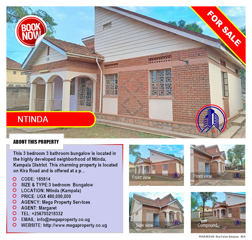 3 bedroom Bungalow  for sale in Ntinda Kampala Uganda, code: 185814