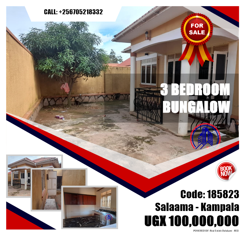 3 bedroom Bungalow  for sale in Salaama Kampala Uganda, code: 185823