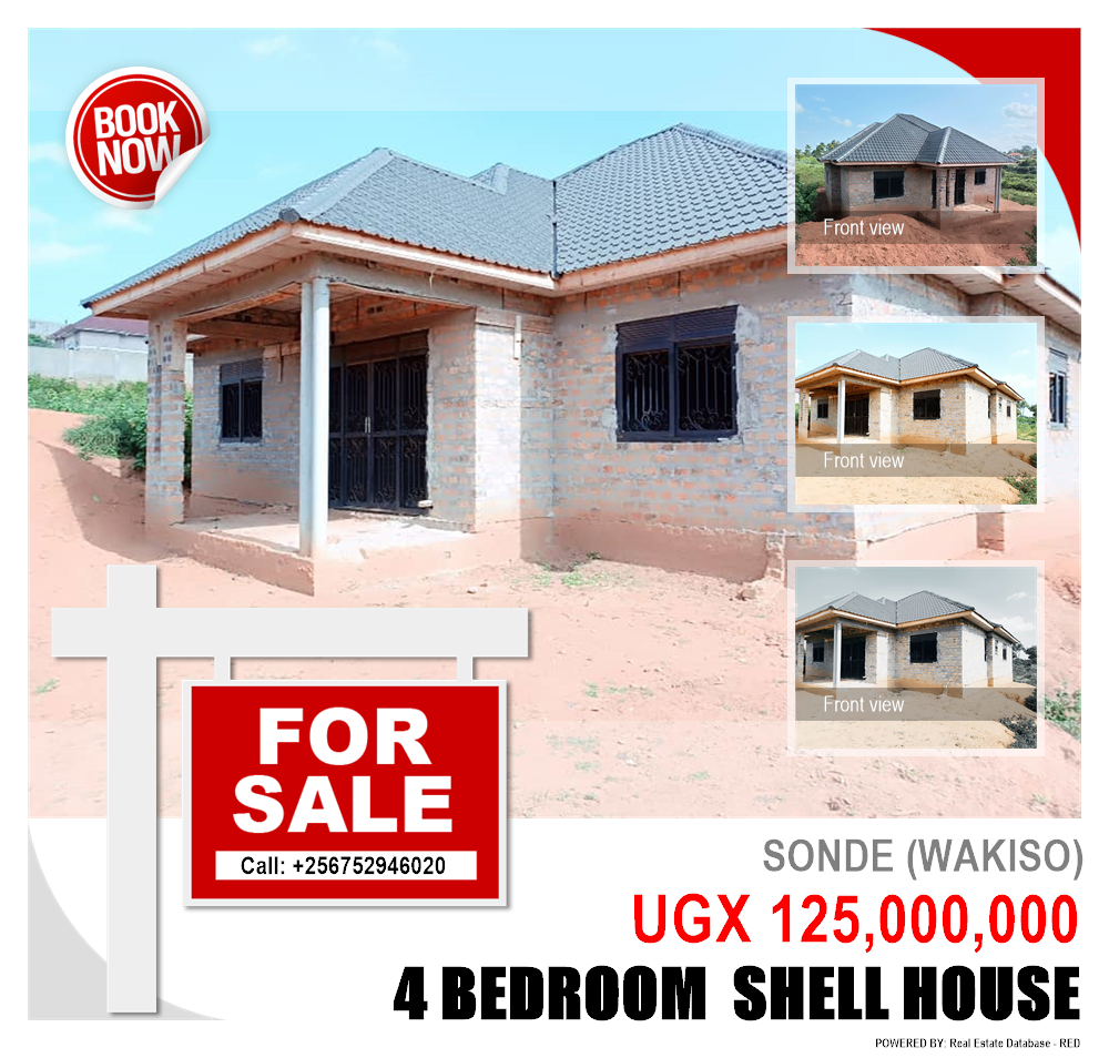 4 bedroom Shell House  for sale in Sonde Wakiso Uganda, code: 185853