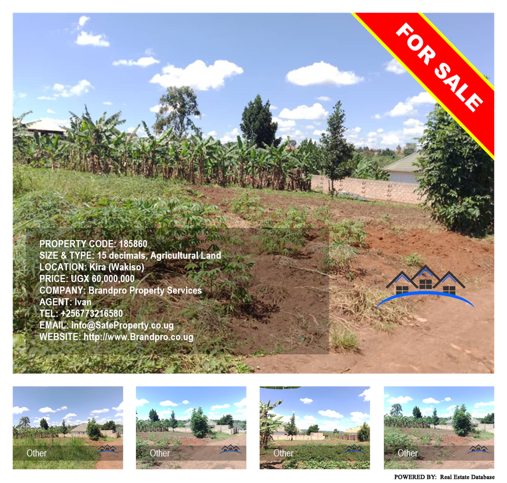 Agricultural Land  for sale in Kira Wakiso Uganda, code: 185860